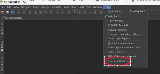 Actualizar Android Studio