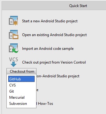Ejemplo importar proyecto GitHub con Android Studio.